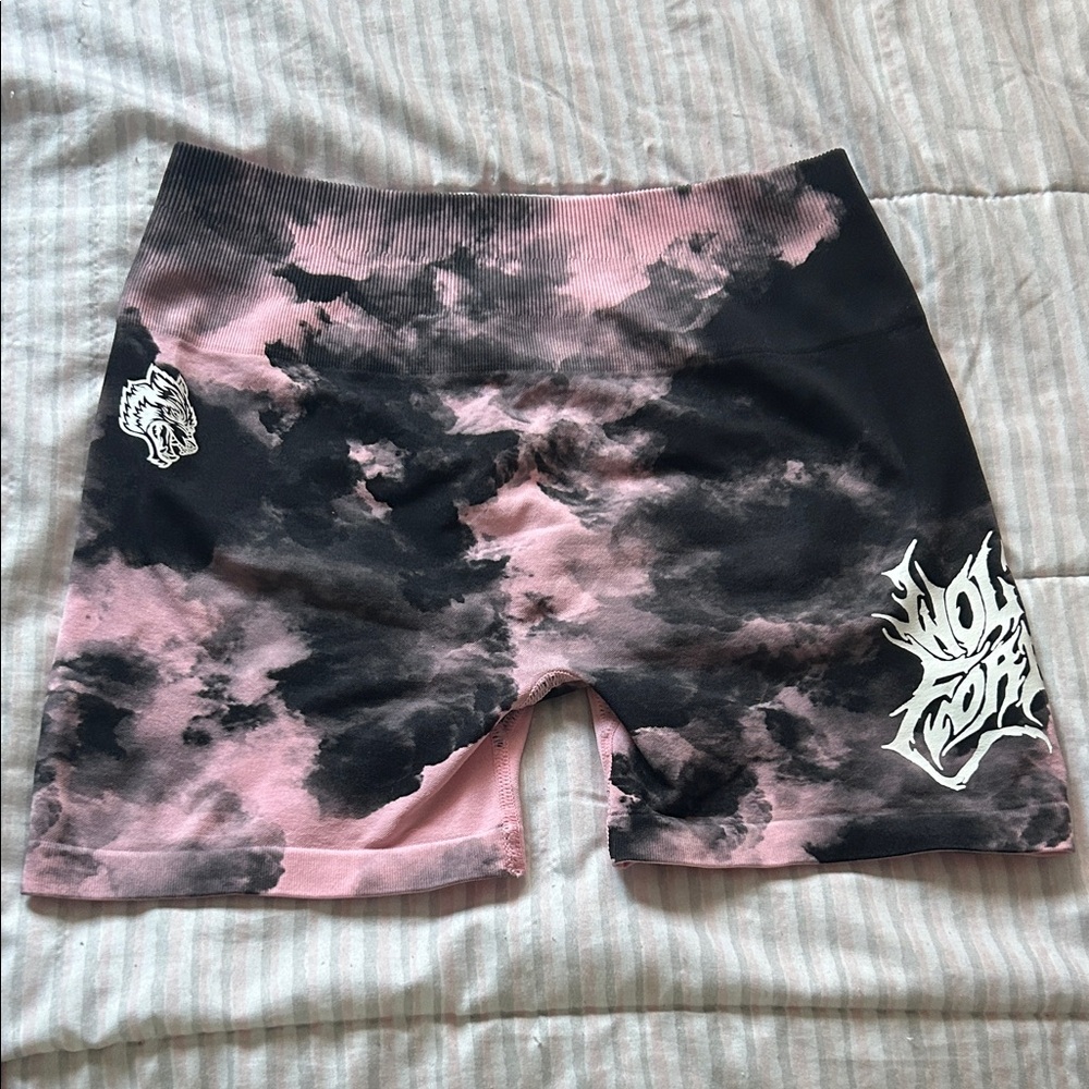 Darc Sport Pink and Black Athletic Shorts